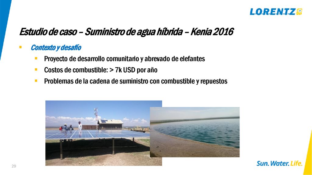 Estudio de caso – Suministro de agua híbrida – Kenia 2016