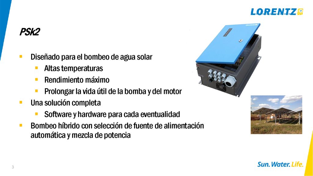 PSk2 Diseñado para el bombeo de agua solar Altas temperaturas