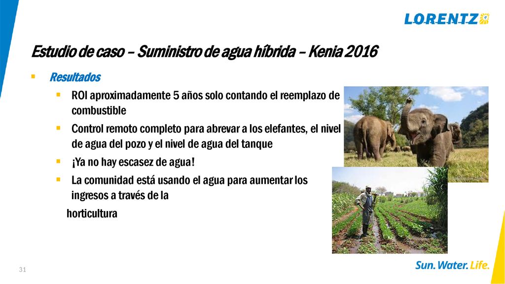 Estudio de caso – Suministro de agua híbrida – Kenia 2016