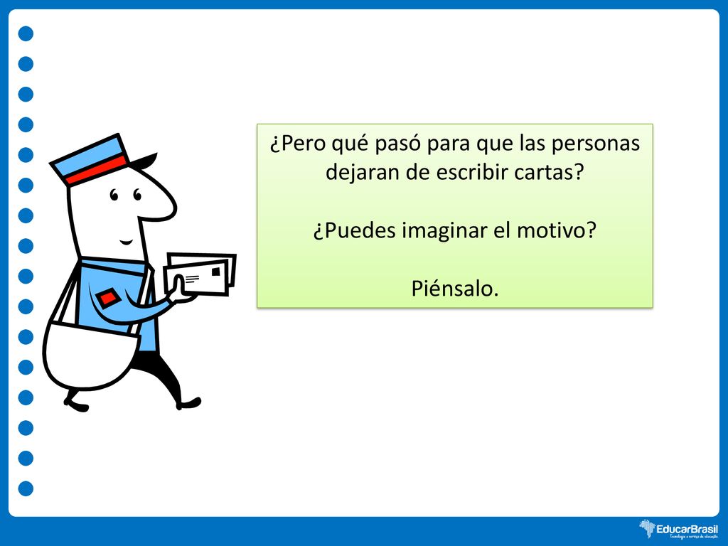 ¿Pero qué pasó para que las personas dejaran de escribir cartas