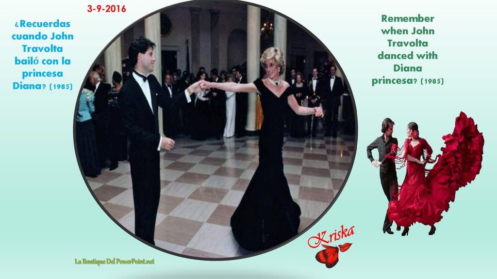 Kriska Remember when John Travolta danced with Diana princesa (1985)