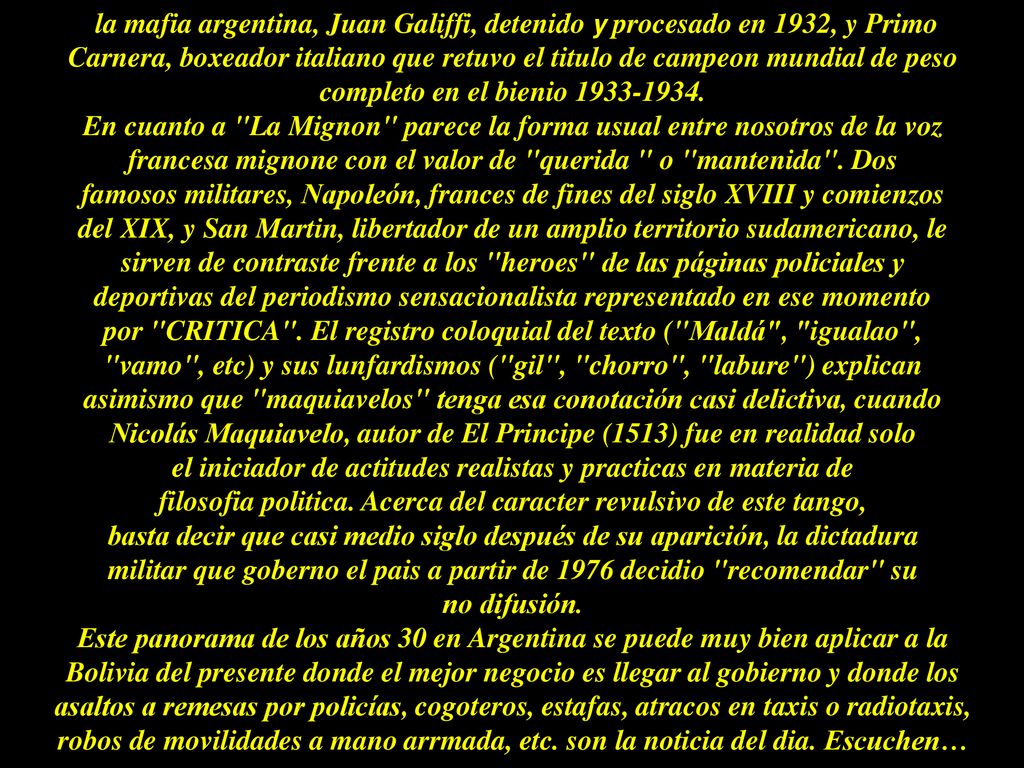 En cuanto a La Mignon parece la forma usual entre nosotros de la voz