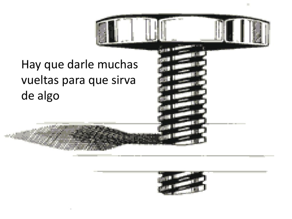 Hay que darle muchas vueltas para que sirva de algo