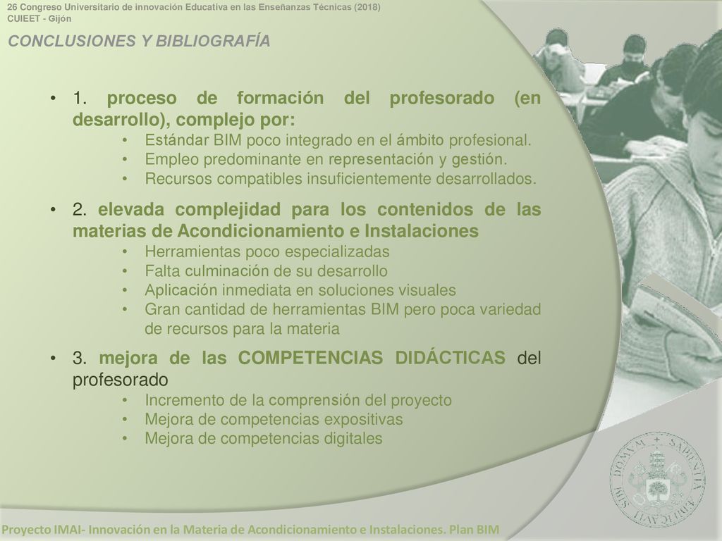 1. proceso de formación del profesorado (en desarrollo), complejo por: