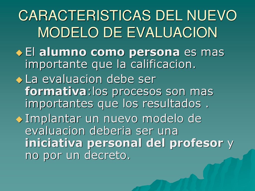 HACIA UNA NUEVA CULTURA EVALUADORA - ppt descargar