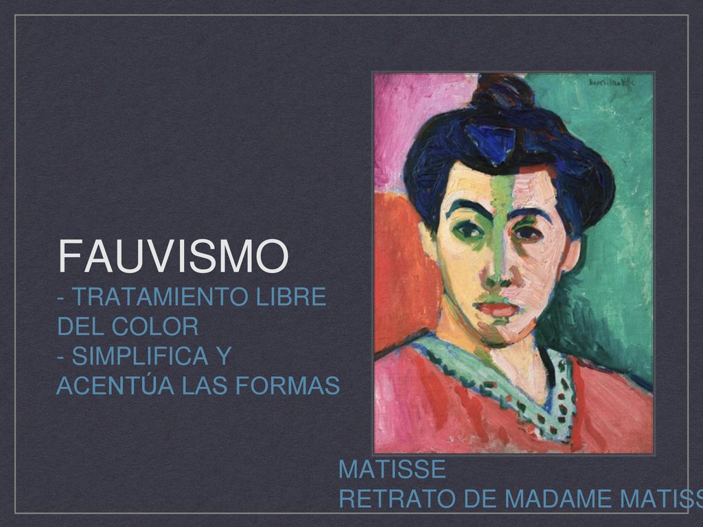 fauvismo - Tratamiento libre del color