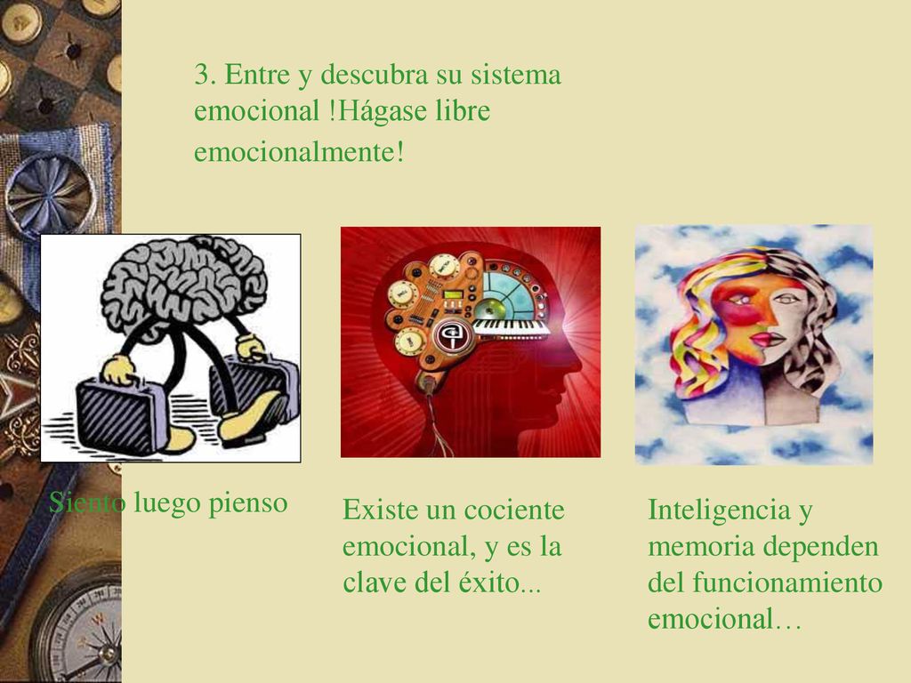 3. Entre y descubra su sistema emocional !Hágase libre emocionalmente!