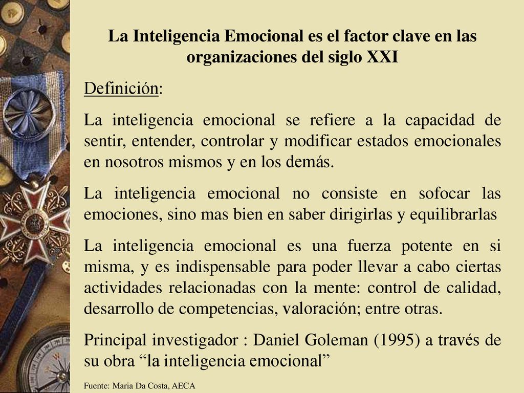 La Inteligencia Emocional es el factor clave en las organizaciones del siglo XXI