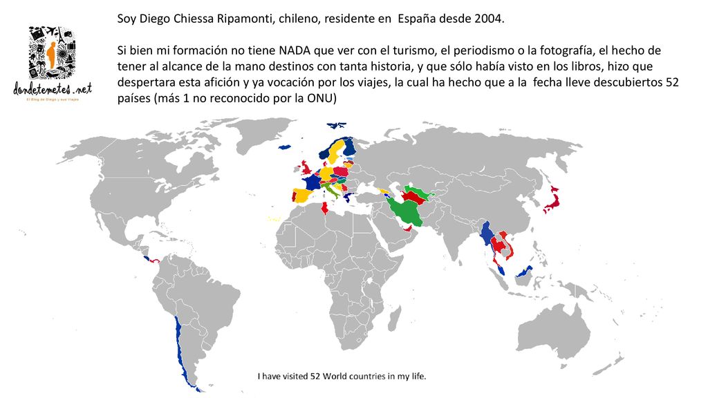 Soy Diego Chiessa Ripamonti, chileno, residente en España desde 2004