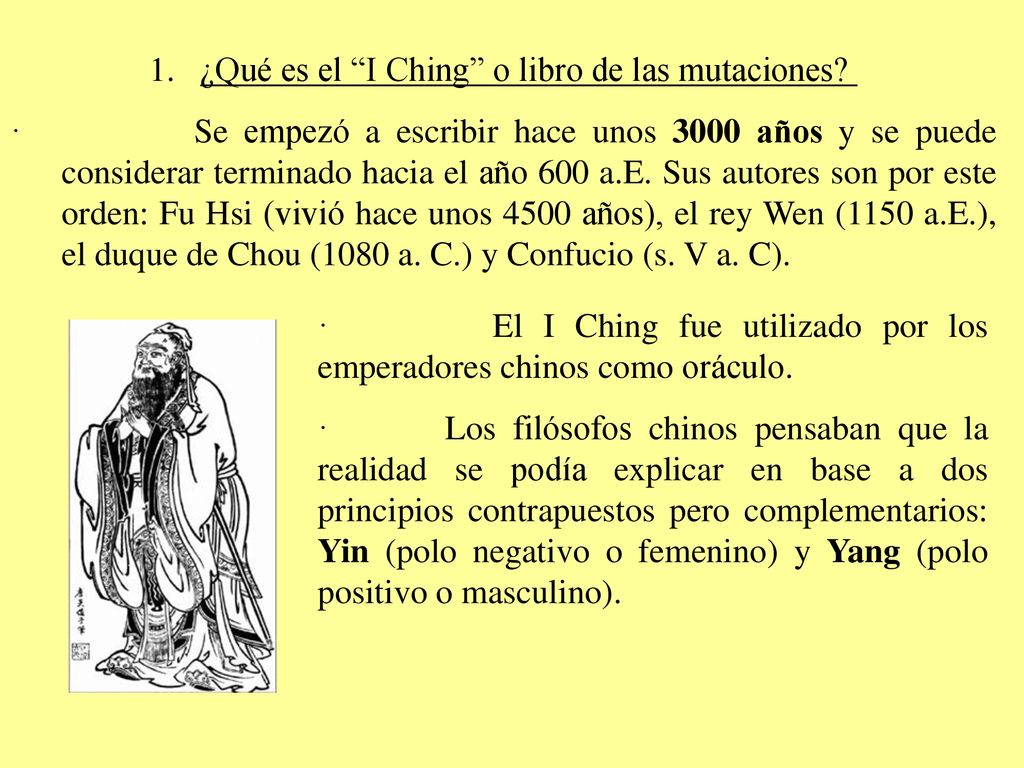 ¿Qué es el I Ching o libro de las mutaciones