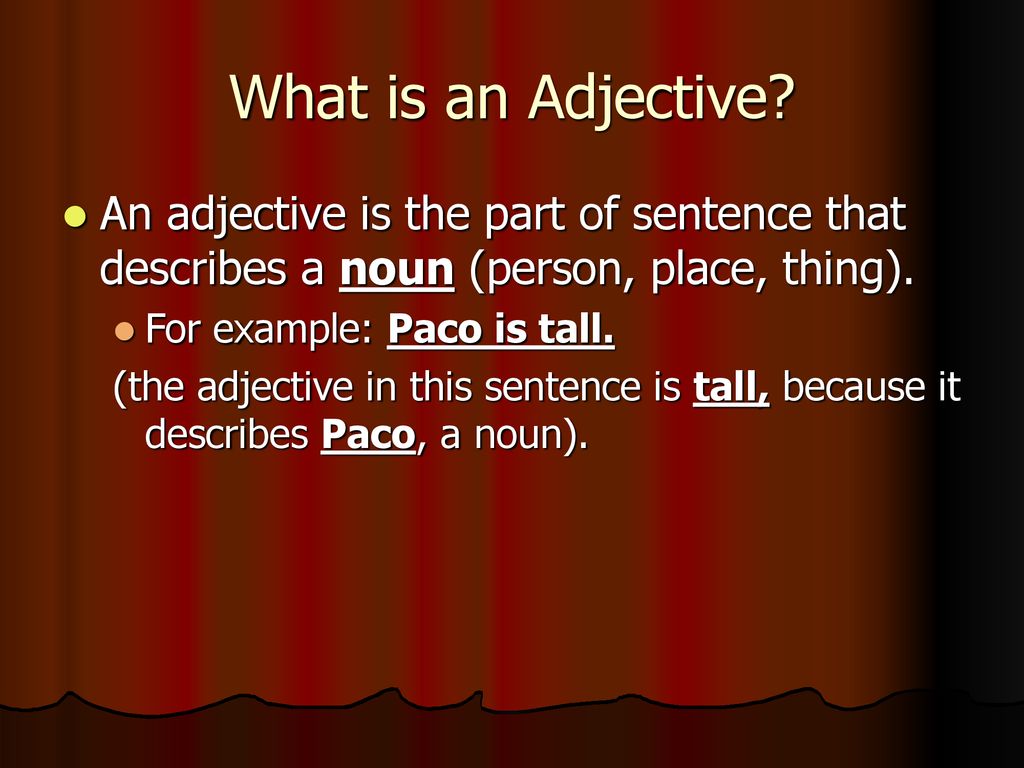 Pronouns the verb SER Adjectives ppt descargar