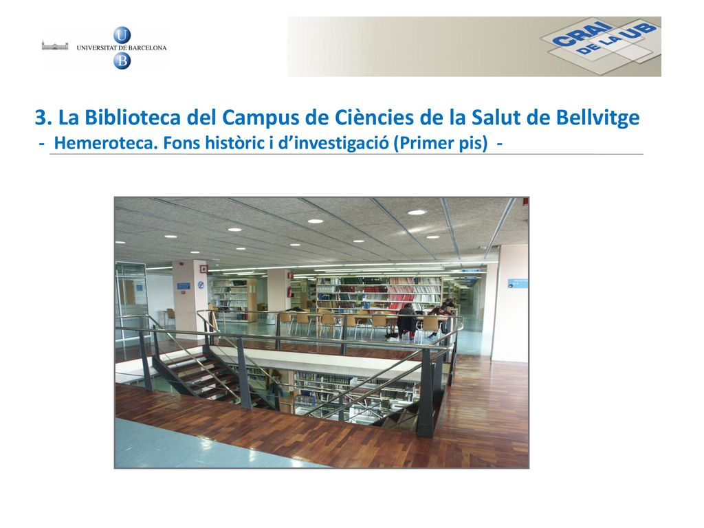 3. La Biblioteca del Campus de Ciències de la Salut de Bellvitge - Hemeroteca.
