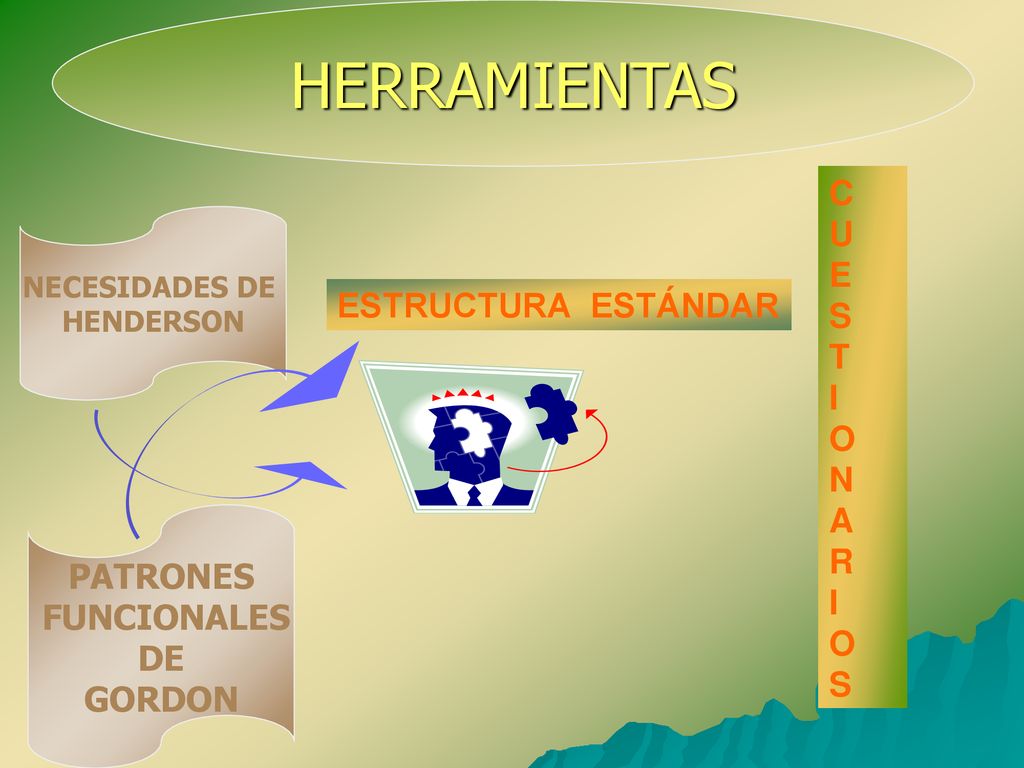 HERRAMIENTAS C U E S T I ESTRUCTURA ESTÁNDAR O N A R PATRONES
