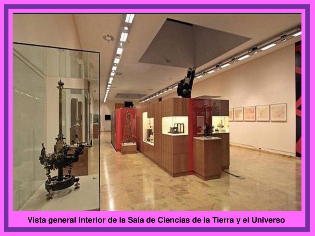 Vista general interior de la Sala de Ciencias de la Tierra y el Universo