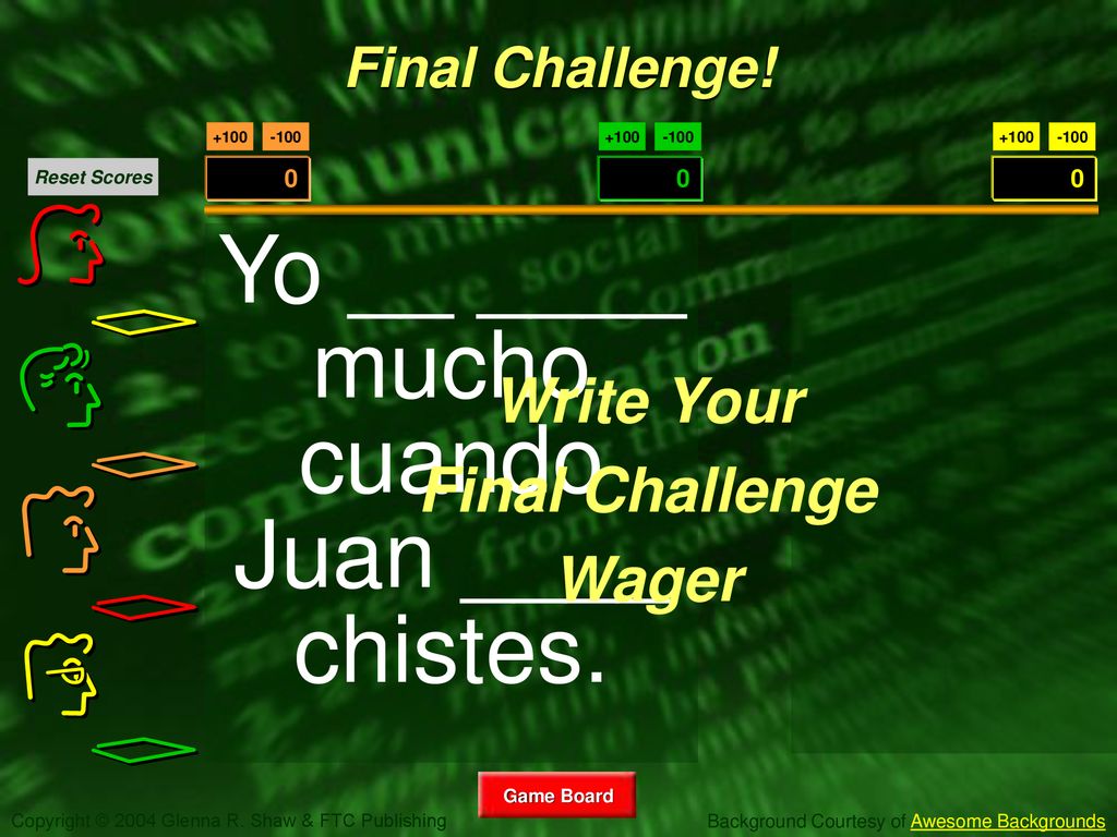 Yo __ ____ mucho cuando Juan ____ chistes.