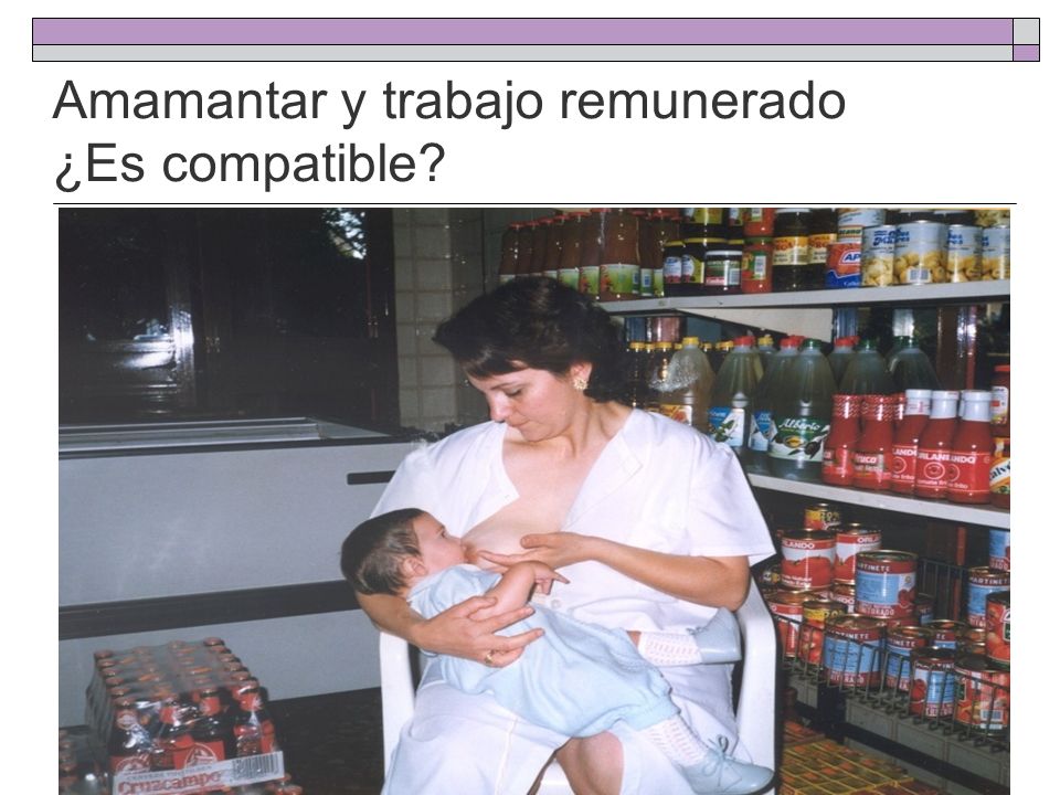 Amamantar y trabajo remunerado ¿Es compatible