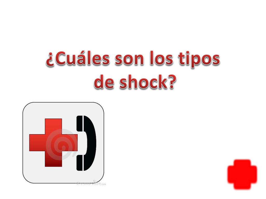 ¿Cuáles son los tipos de shock
