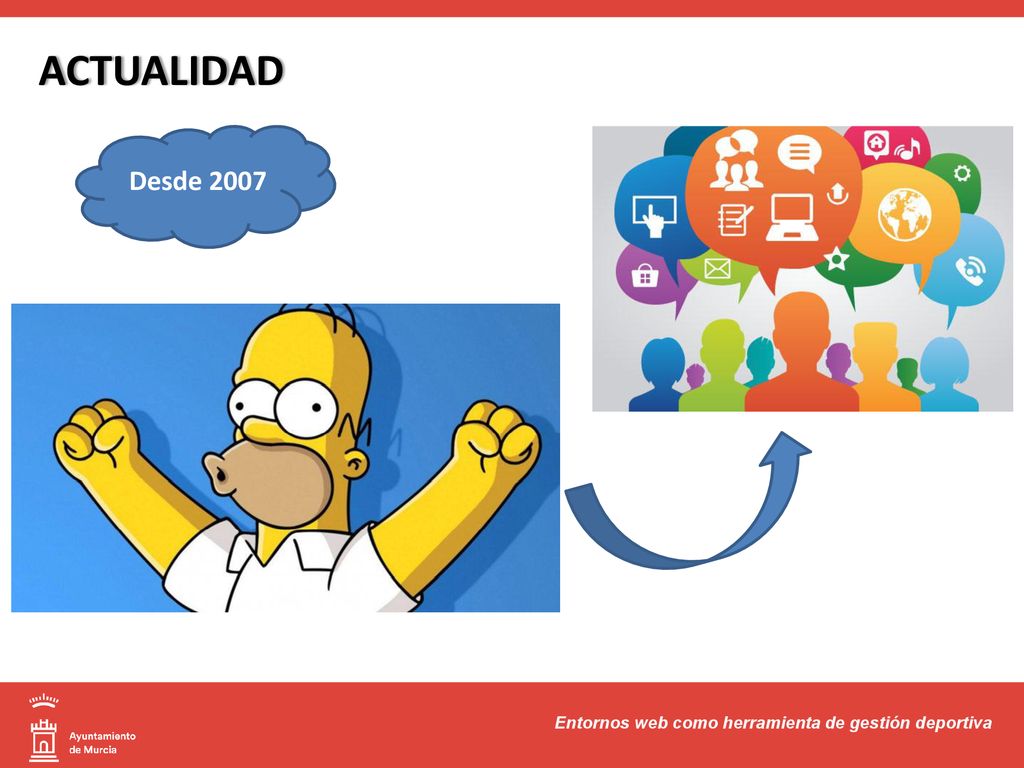 ACTUALIDAD Desde 2007 Entornos web como herramienta de gestión deportiva