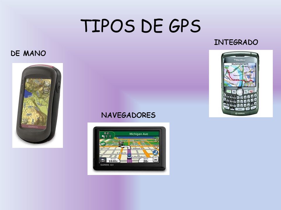 TIPOS DE GPS INTEGRADO DE MANO NAVEGADORES