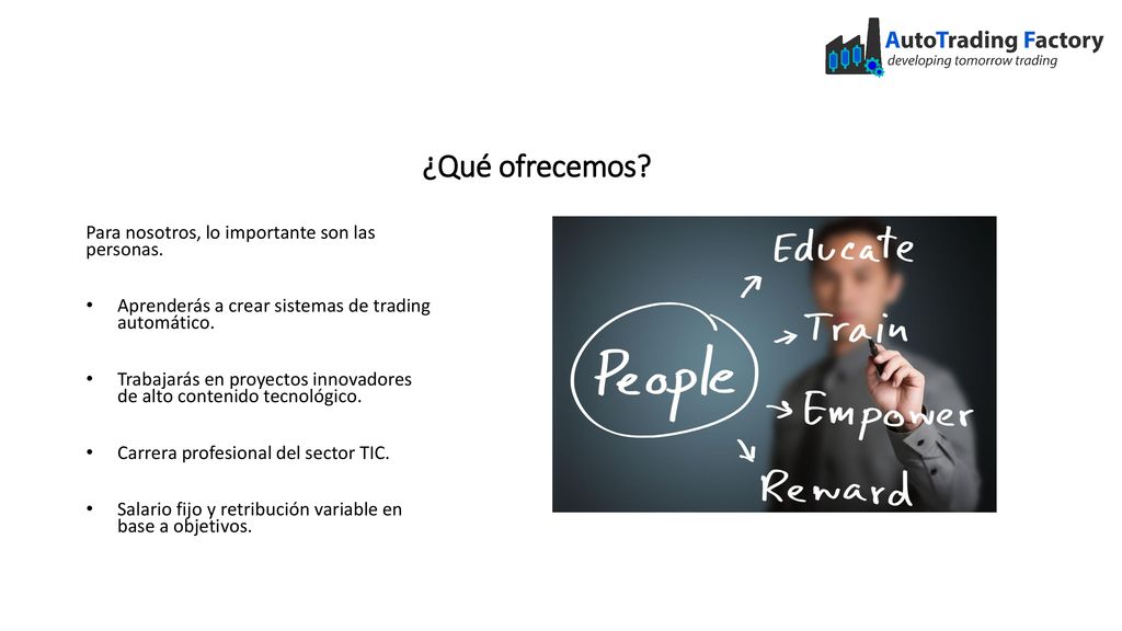 ¿Qué ofrecemos Para nosotros, lo importante son las personas.