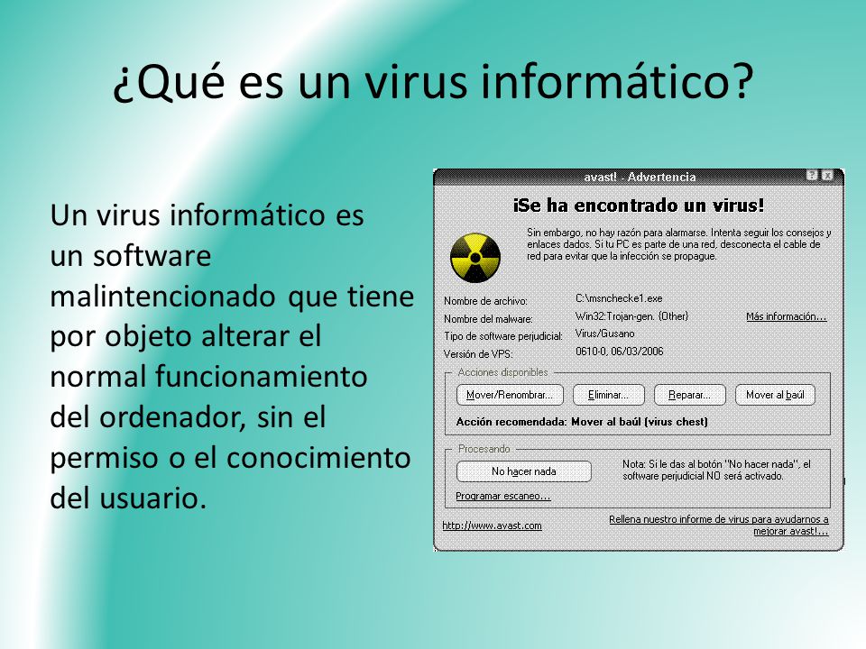 ¿Qué es un virus informático
