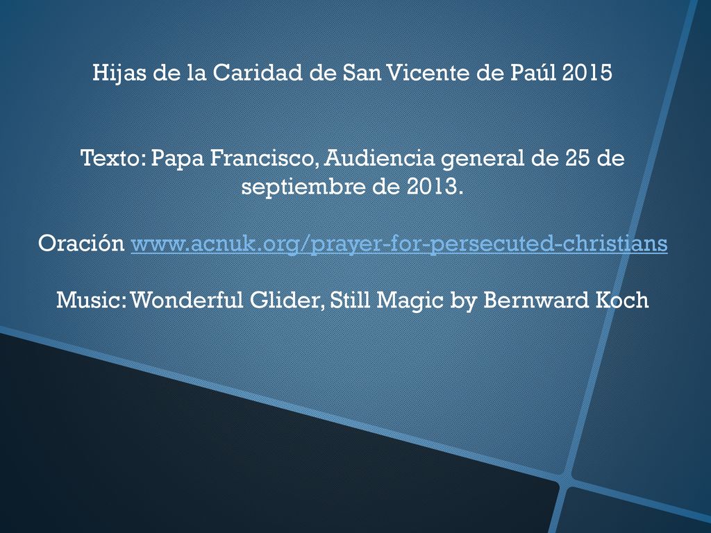 Hijas de la Caridad de San Vicente de Paúl 2015
