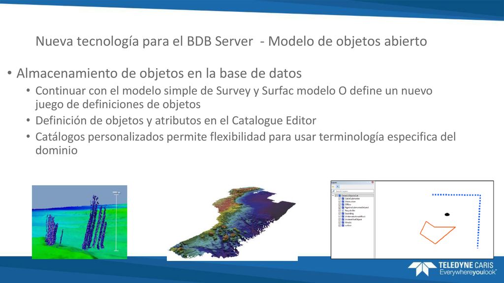 Nueva tecnología para el BDB Server - Modelo de objetos abierto