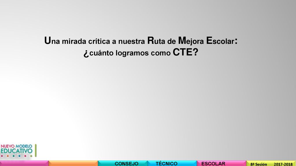 Una mirada crítica a nuestra Ruta de Mejora Escolar: