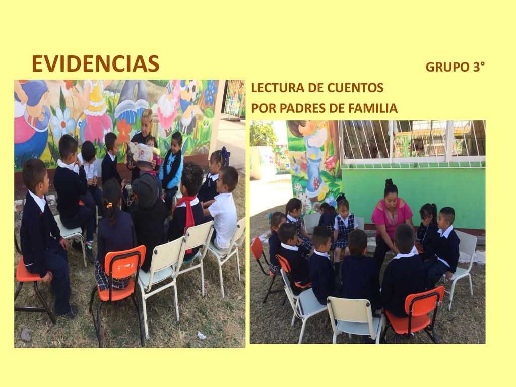 EVIDENCIAS GRUPO 3° LECTURA DE CUENTOS POR PADRES DE FAMILIA