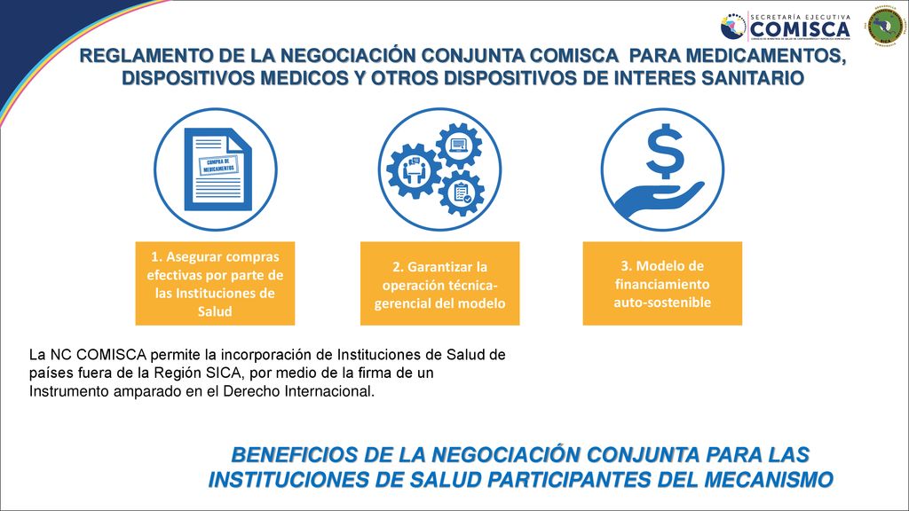 REGLAMENTO DE LA NEGOCIACIÓN CONJUNTA COMISCA PARA MEDICAMENTOS, DISPOSITIVOS MEDICOS Y OTROS DISPOSITIVOS DE INTERES SANITARIO