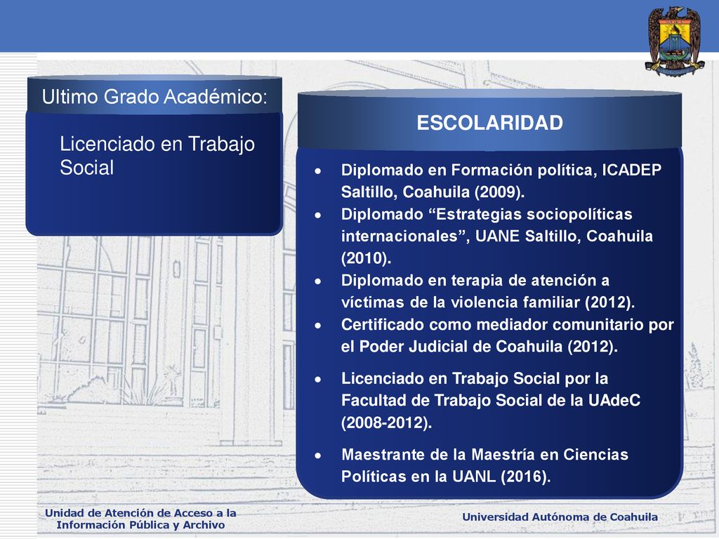 Unidad de Atención de Acceso a la Información Pública y Archivo