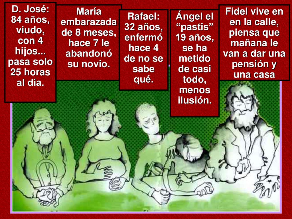 D. José: 84 años, viudo, con 4 hijos... pasa solo 25 horas al día.