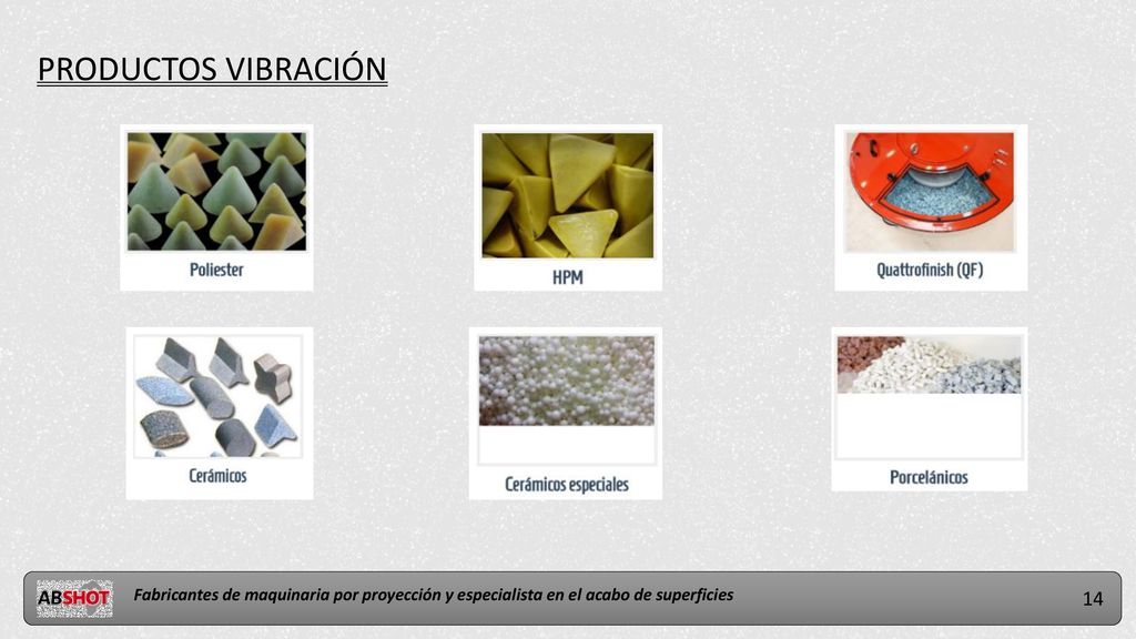 PRODUCTOS VIBRACIÓN Fabricantes de maquinaria por proyección y especialista en el acabo de superficies.