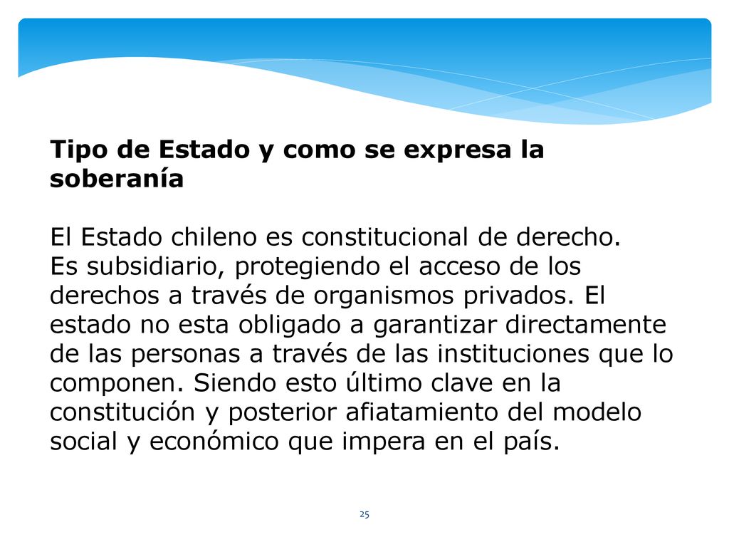 Tipo de Estado y como se expresa la soberanía
