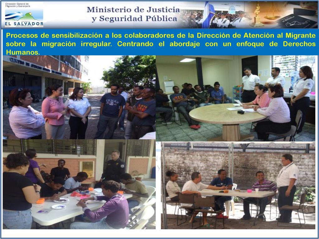 Procesos de sensibilización a los colaboradores de la Dirección de Atención al Migrante sobre la migración irregular.