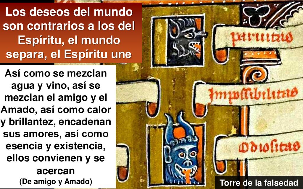 Los deseos del mundo son contrarios a los del Espíritu, el mundo separa, el Espíritu une
