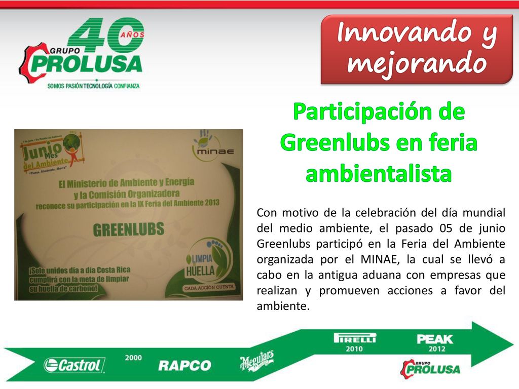 Participación de Greenlubs en feria ambientalista