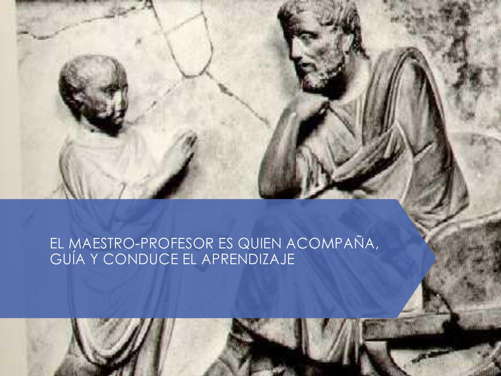 EL MAESTRO-PROFESOR ES QUIEN ACOMPAÑA, GUÍA Y CONDUCE EL APRENDIZAJE