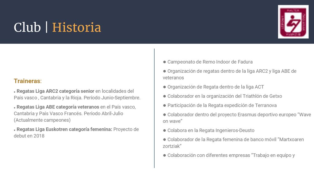 Club | Historia Traineras: Campeonato de Remo Indoor de Fadura