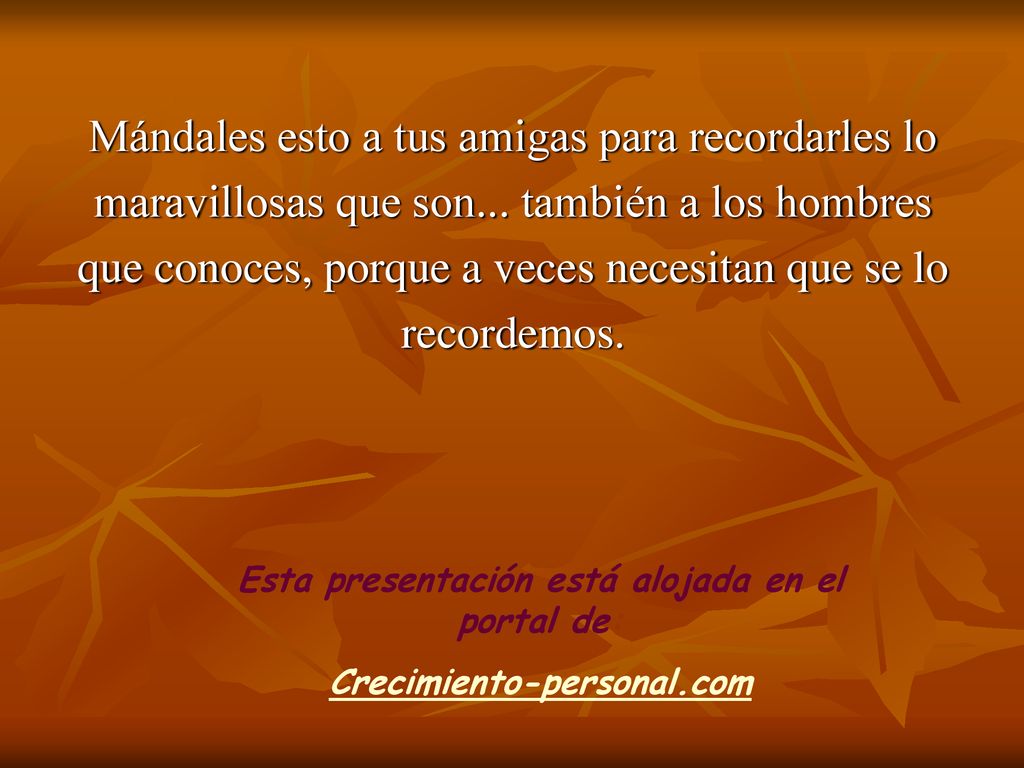 Esta presentación está alojada en el portal de:
