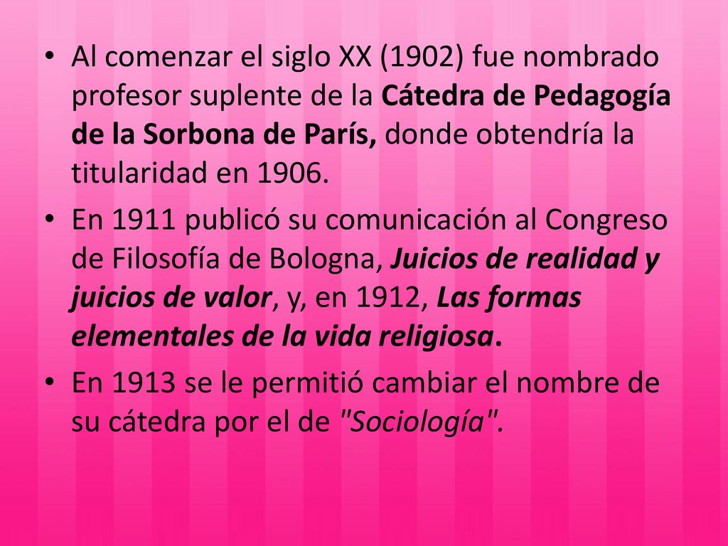 Al comenzar el siglo XX (1902) fue nombrado profesor suplente de la Cátedra de Pedagogía de la Sorbona de París, donde obtendría la titularidad en 1906.