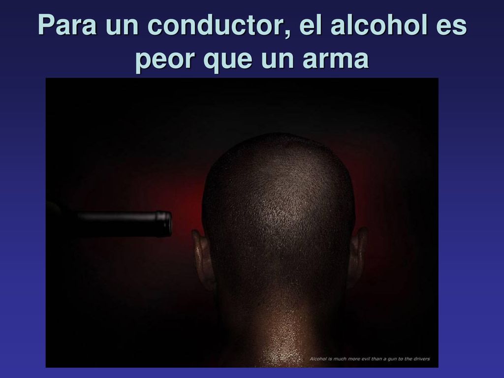 Para un conductor, el alcohol es peor que un arma