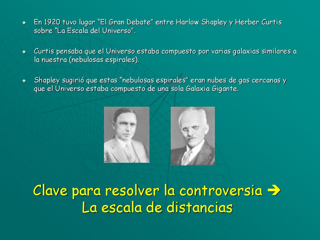 Clave para resolver la controversia  La escala de distancias