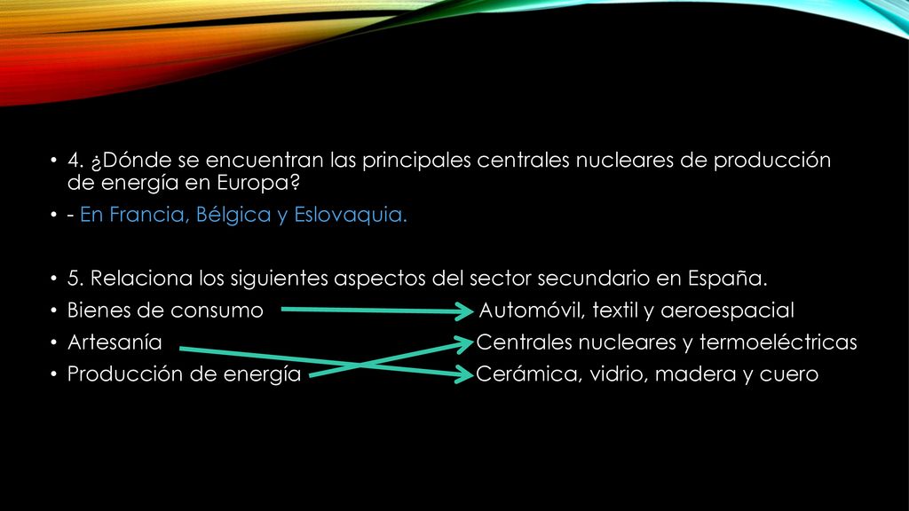 4. ¿Dónde se encuentran las principales centrales nucleares de producción de energía en Europa
