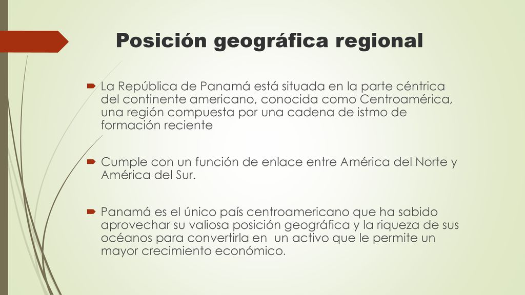 Posición geográfica regional