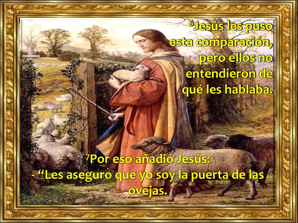 6Jesús les puso esta comparación, pero ellos no entendieron de qué les hablaba.