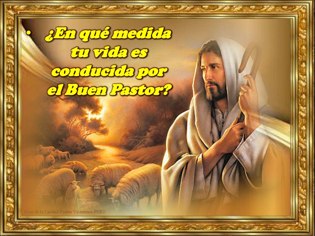 ¿En qué medida tu vida es conducida por el Buen Pastor