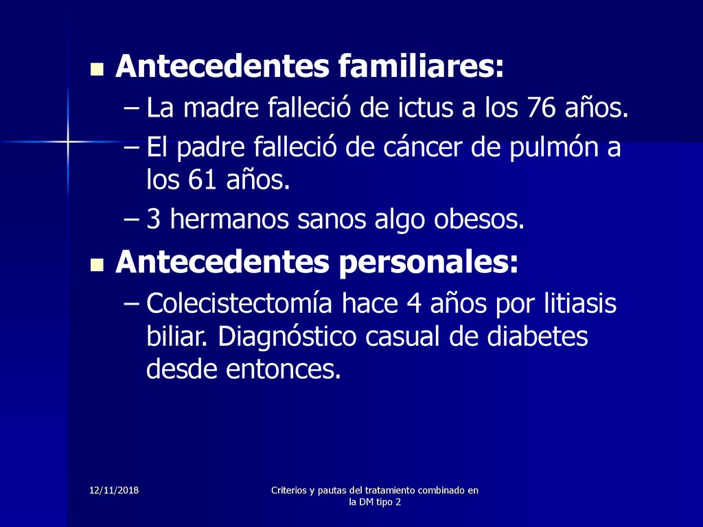 Criterios y pautas del tratamiento combinado en la DM tipo 2