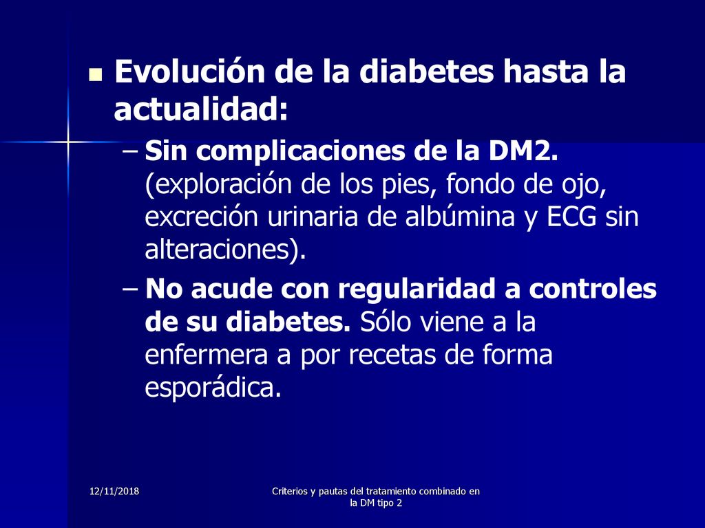 Criterios y pautas del tratamiento combinado en la DM tipo 2