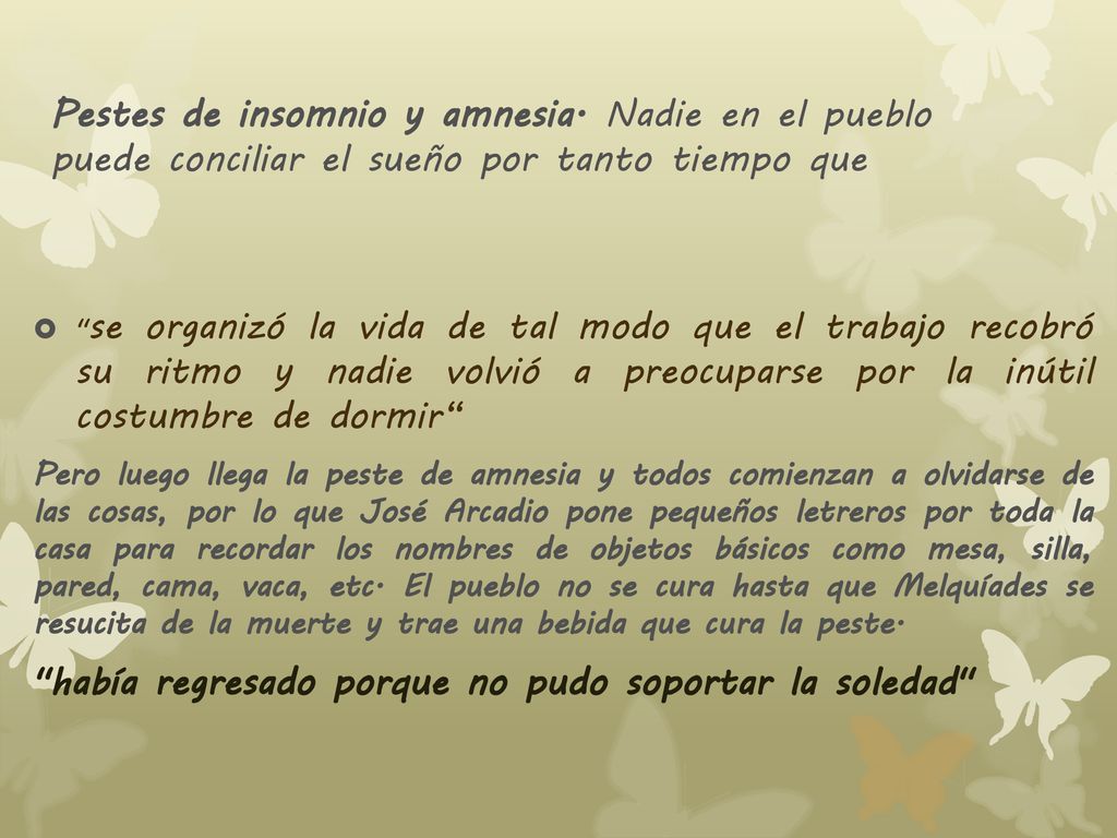 había regresado porque no pudo soportar la soledad
